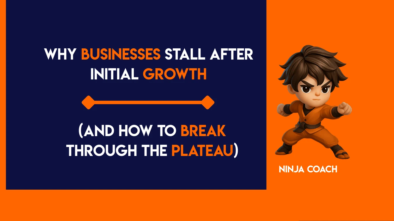 Why Businesses Stall After Initial Growth (And How to Break Through the Plateau)